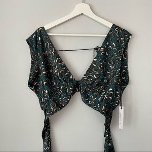 STILLWATER LEOPARD PRINT CROP TOP